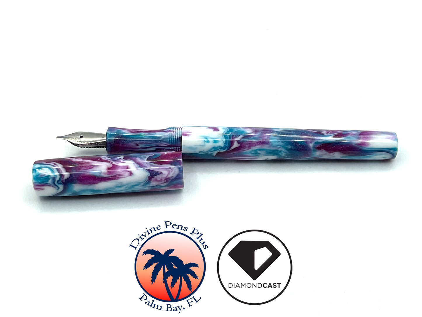 Palm Bay Fountain Pen - "Andromeda" DiamondCast™