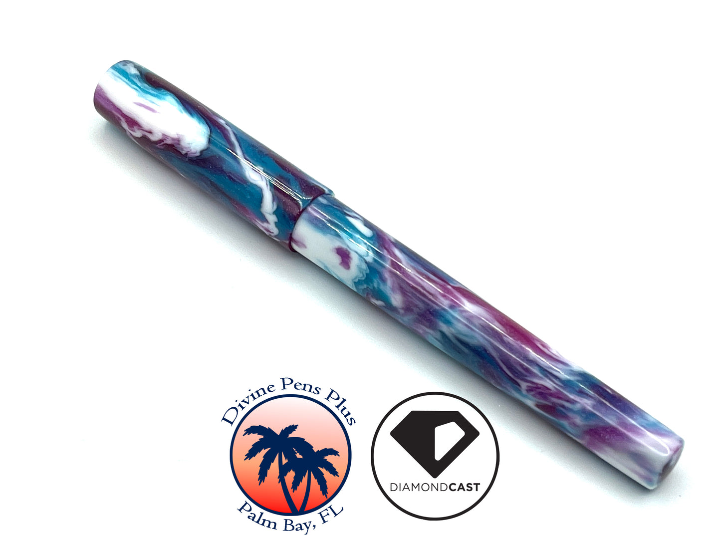 Palm Bay Fountain Pen - "Andromeda" DiamondCast™