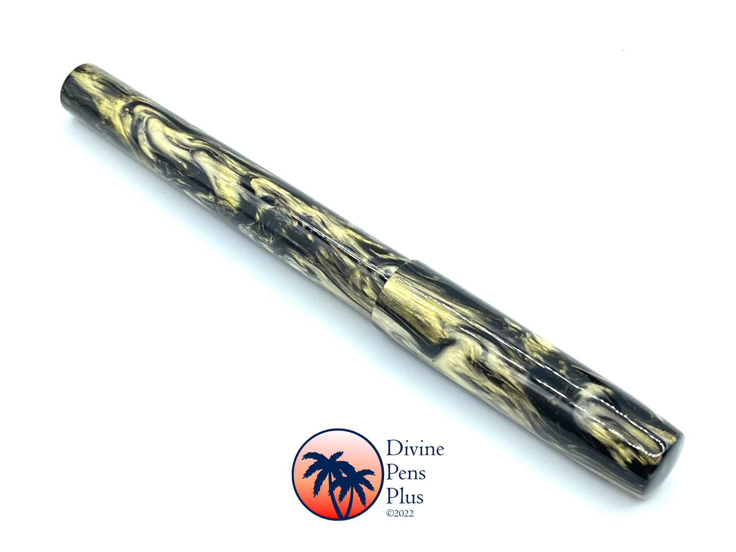 Palm Bay Fountain Pen - "Black Gold"