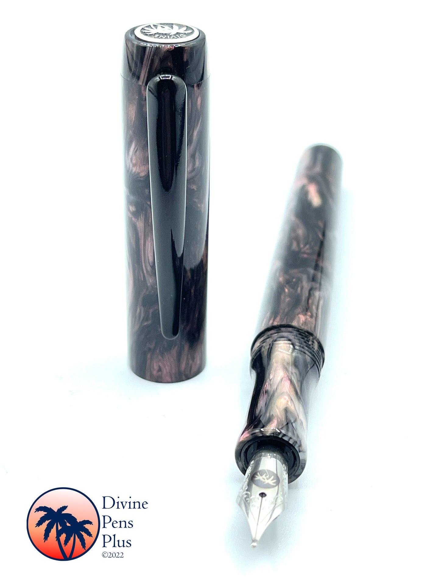 Palm Bay Fountain Pen - "Black Jack"