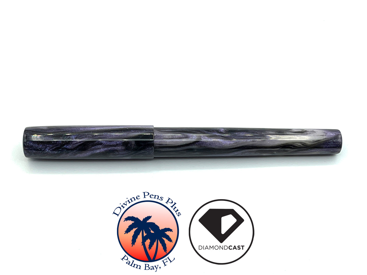 Palm Bay Fountain Pen - "Ecto Purple" DiamondCast™