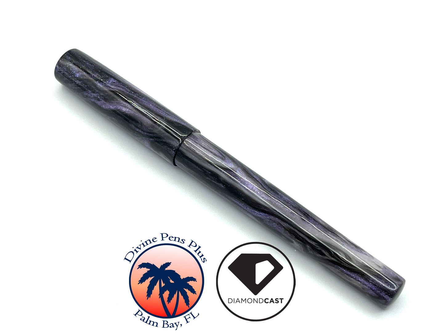 Palm Bay Fountain Pen - "Ecto Purple" DiamondCast™