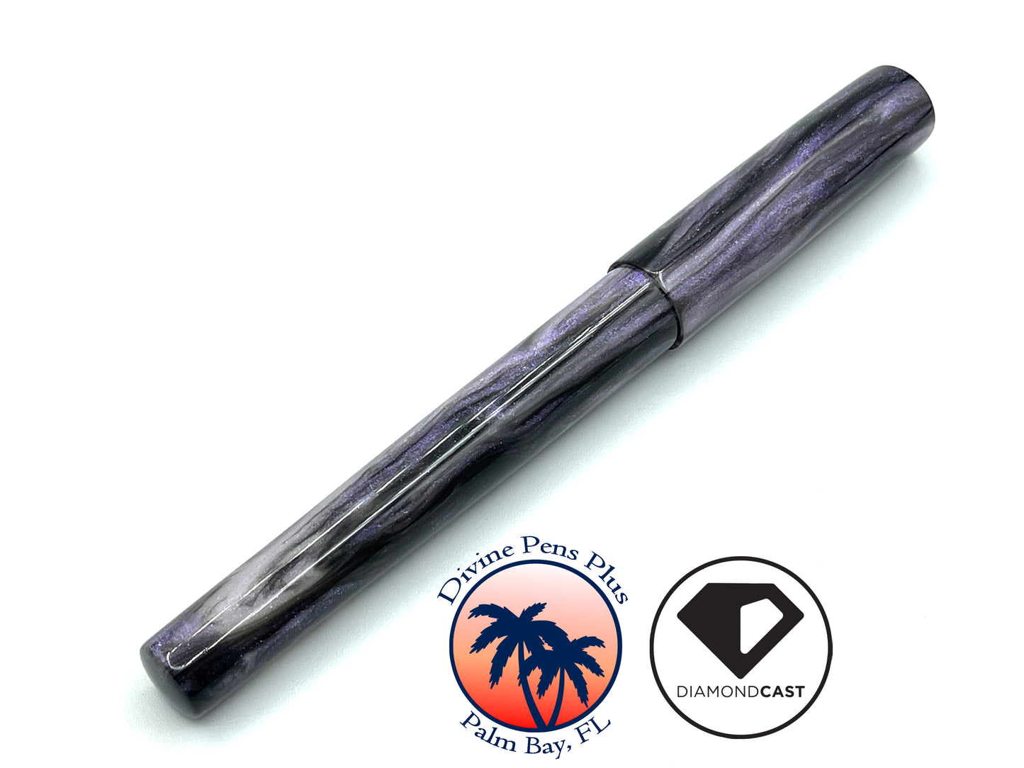 Palm Bay Fountain Pen - "Ecto Purple" DiamondCast™