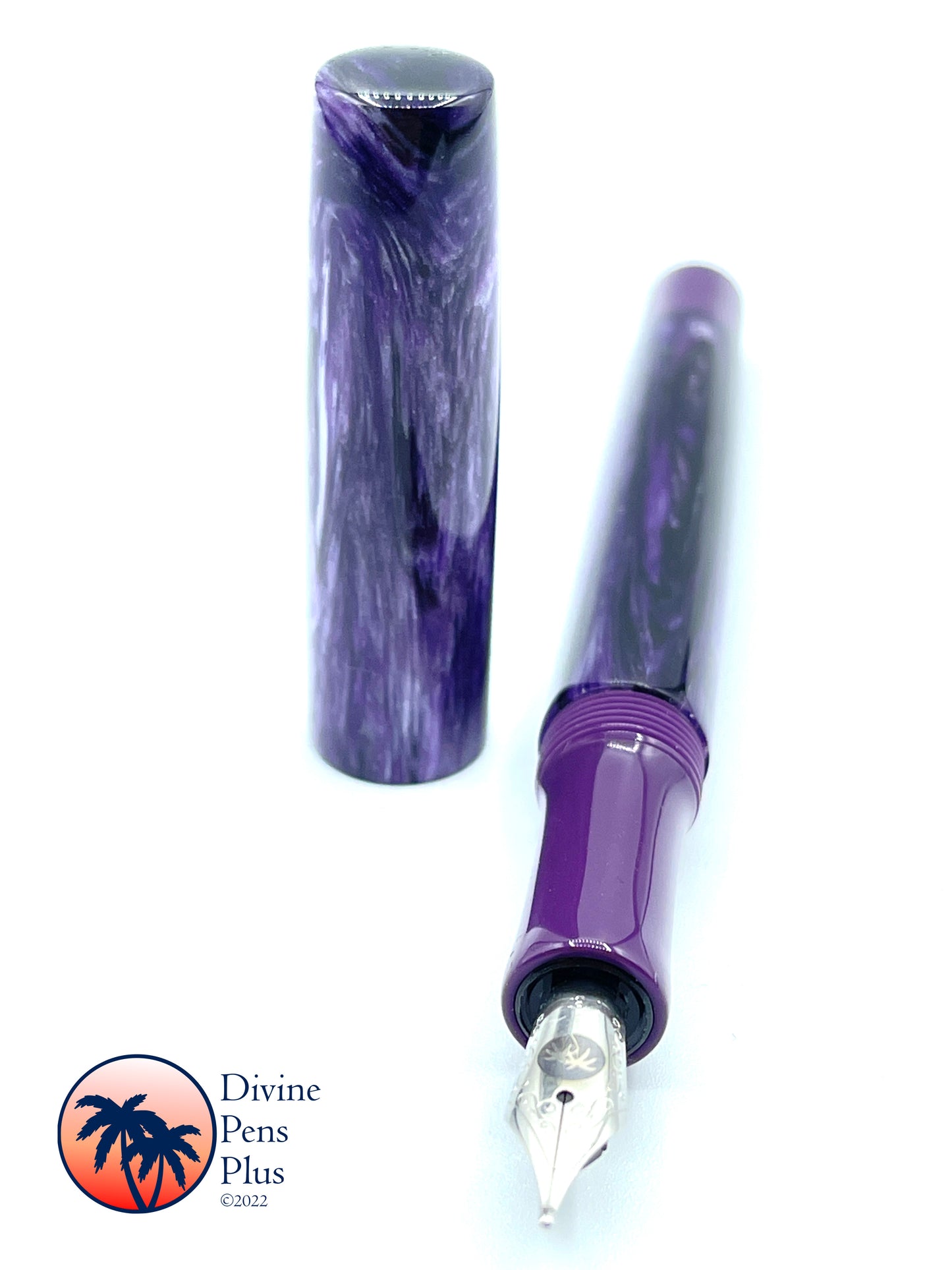 Palm Bay Fountain Pen - "Purple Sky"