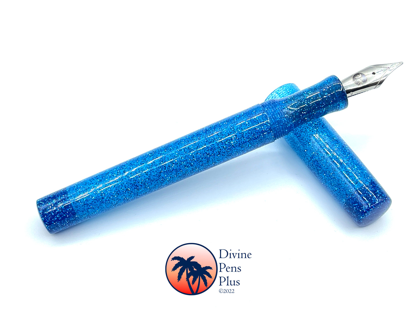 Summerland Fountain - "Marine Blue" Glitter