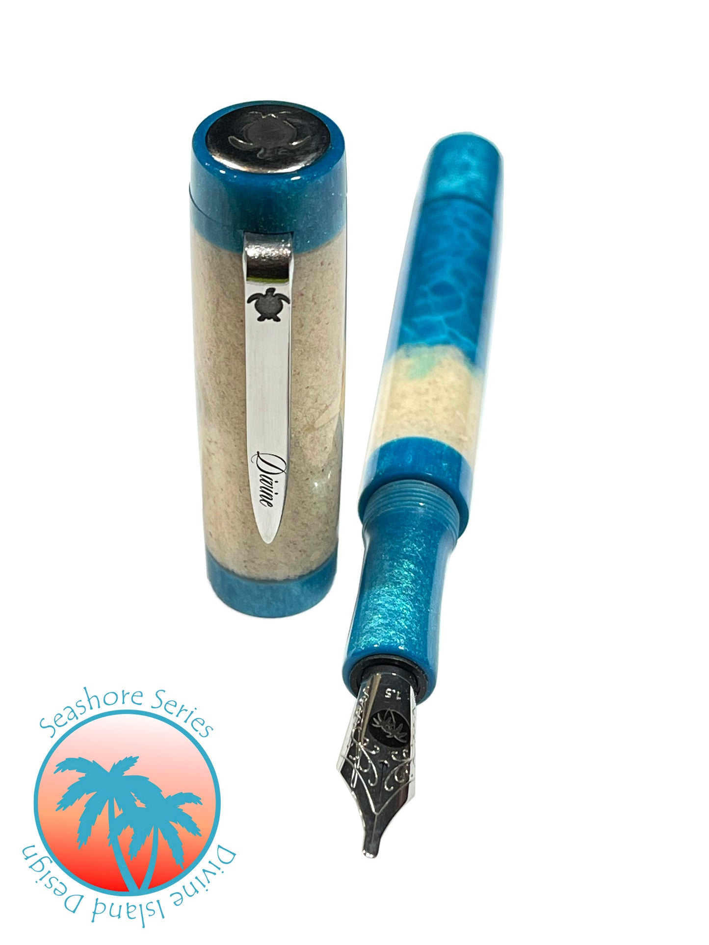 Seashore Fountain Pen - Sea Turtle