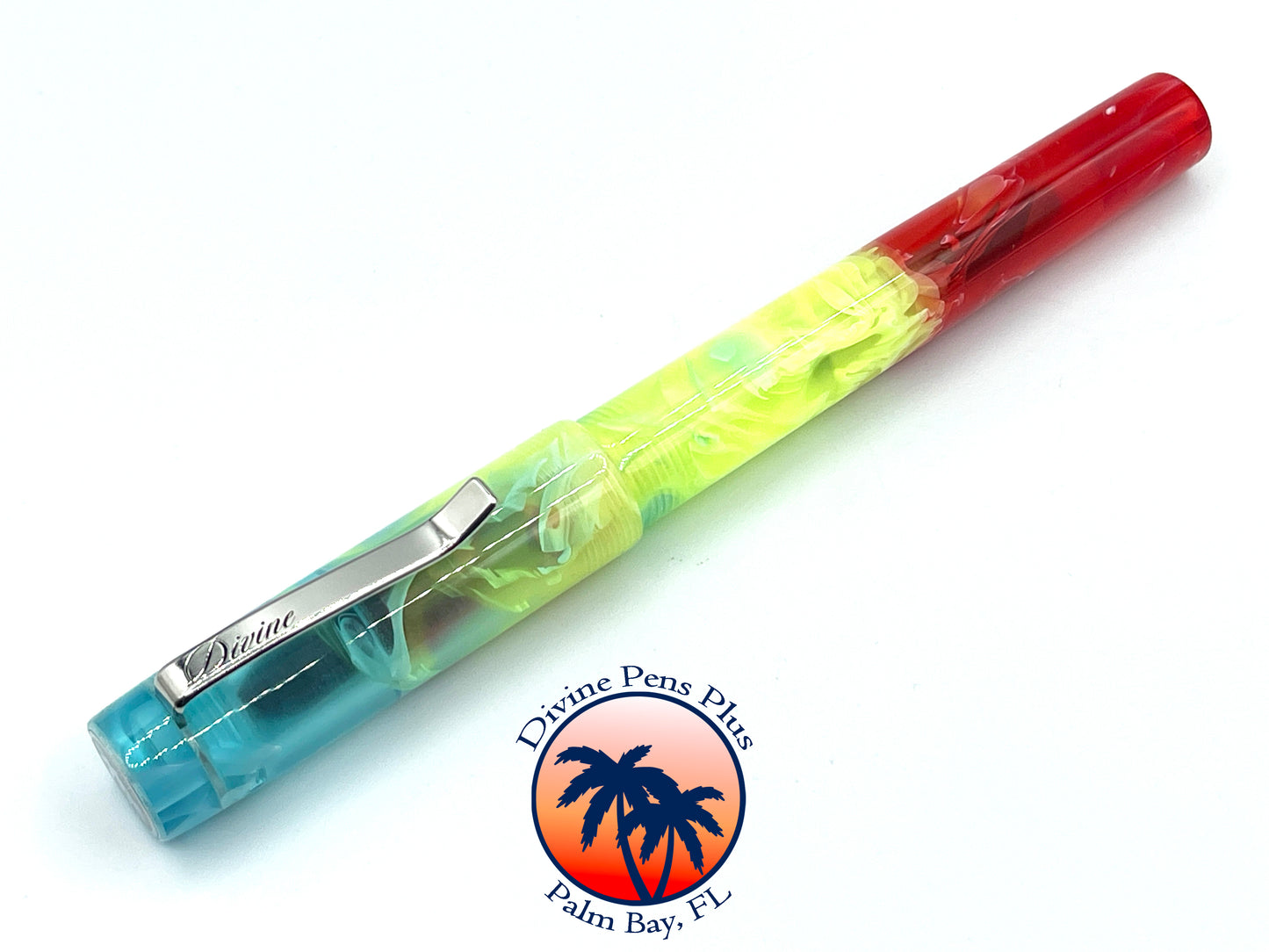 Agape Fountain Pen - Red, Yellow, Blue Lotus Series