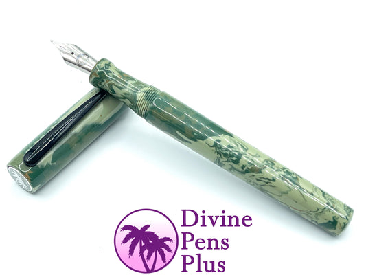 Agape Fountain Pen - "Woodland Camo"