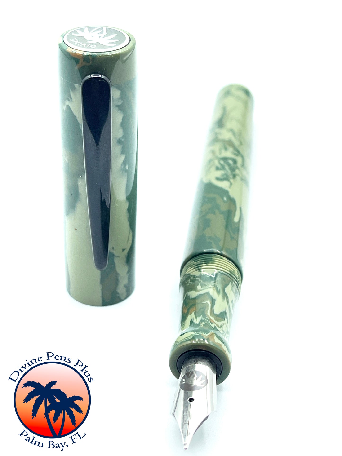 Agape Fountain Pen - "Woodland Camo"