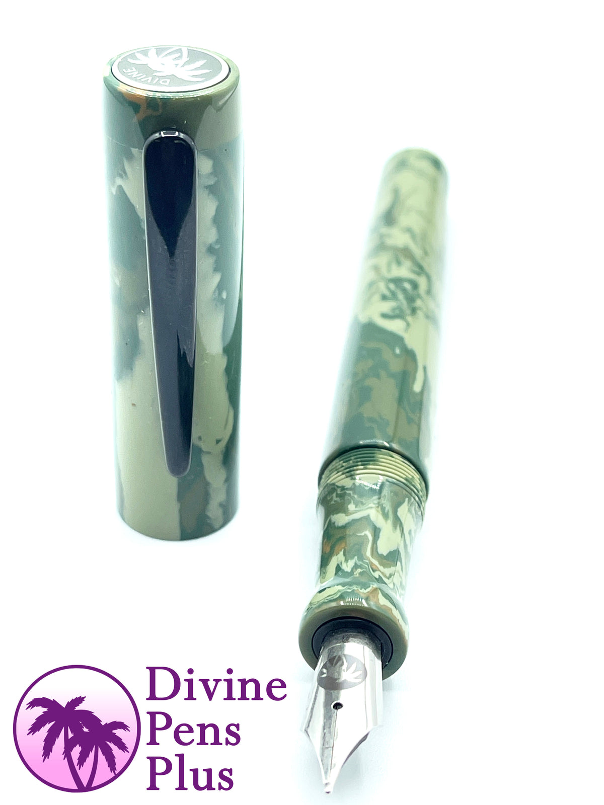 Agape Fountain Pen - "Woodland Camo"