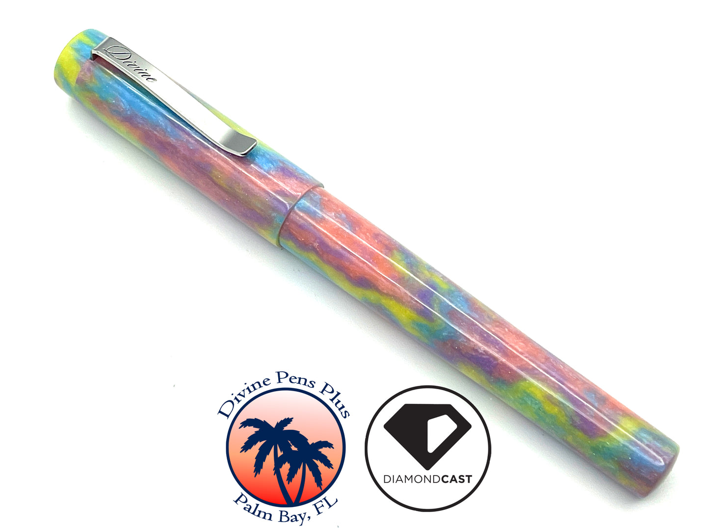 Agape Fountain Pen - "Unicorn Poop" DiamondCast™
