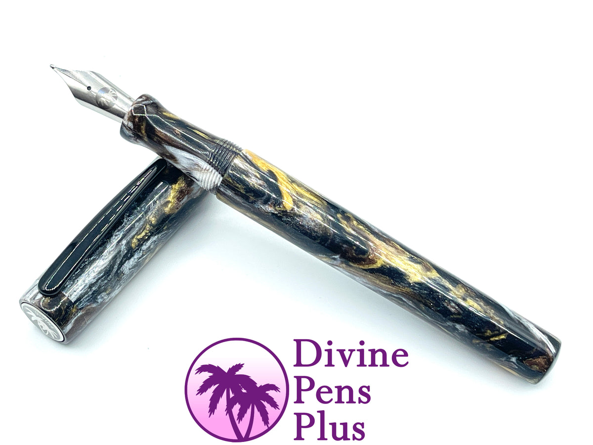 Agape Fountain Pen - "Metallurgy" DiamondCast™