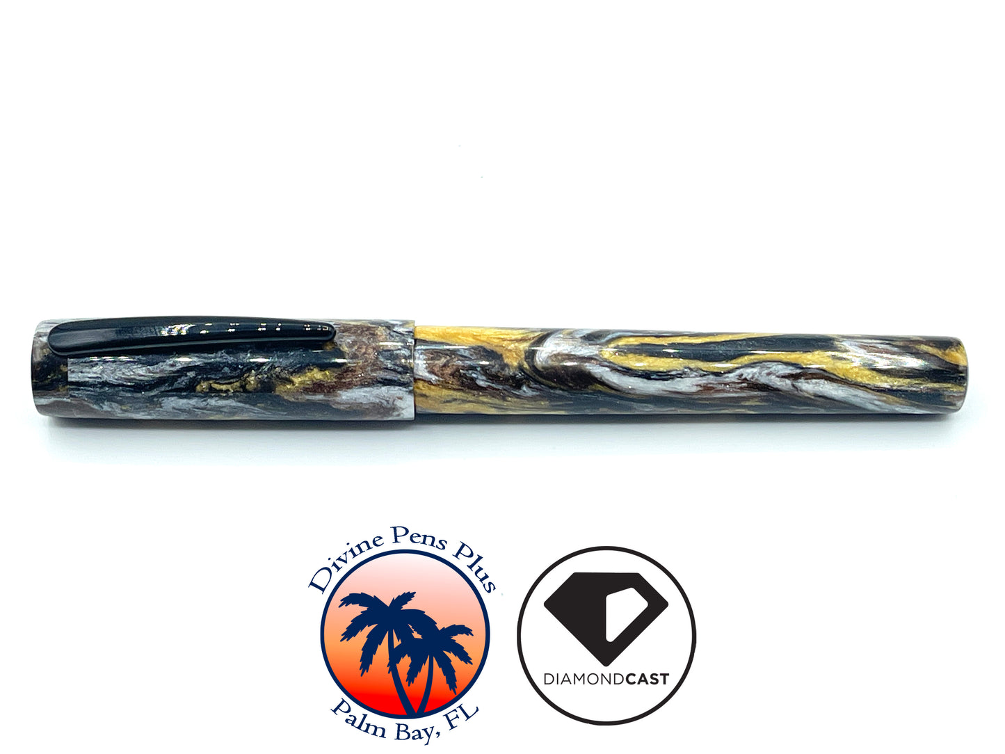 Agape Fountain Pen - "Metallurgy" DiamondCast™