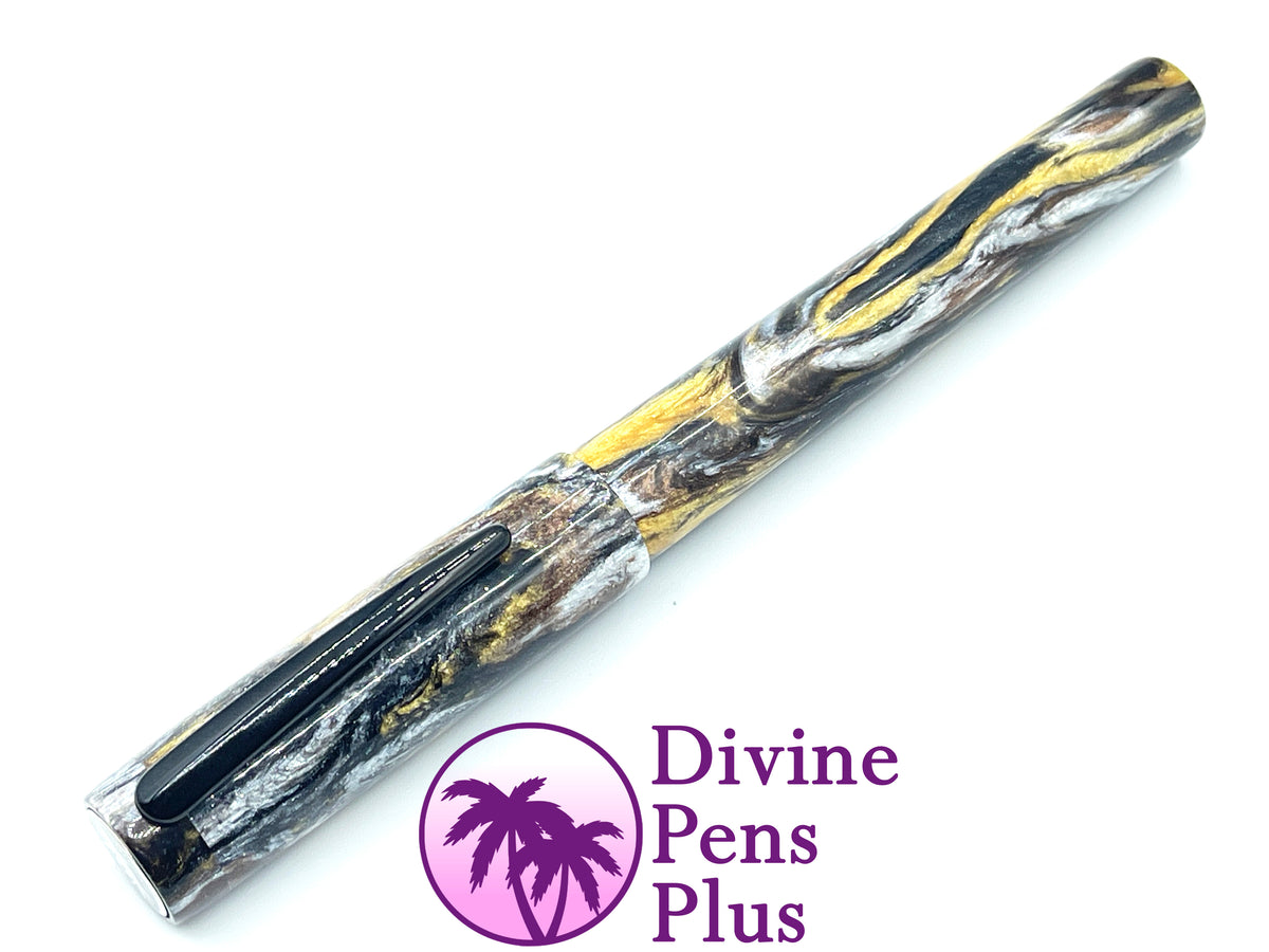 Agape Fountain Pen - "Metallurgy" DiamondCast™