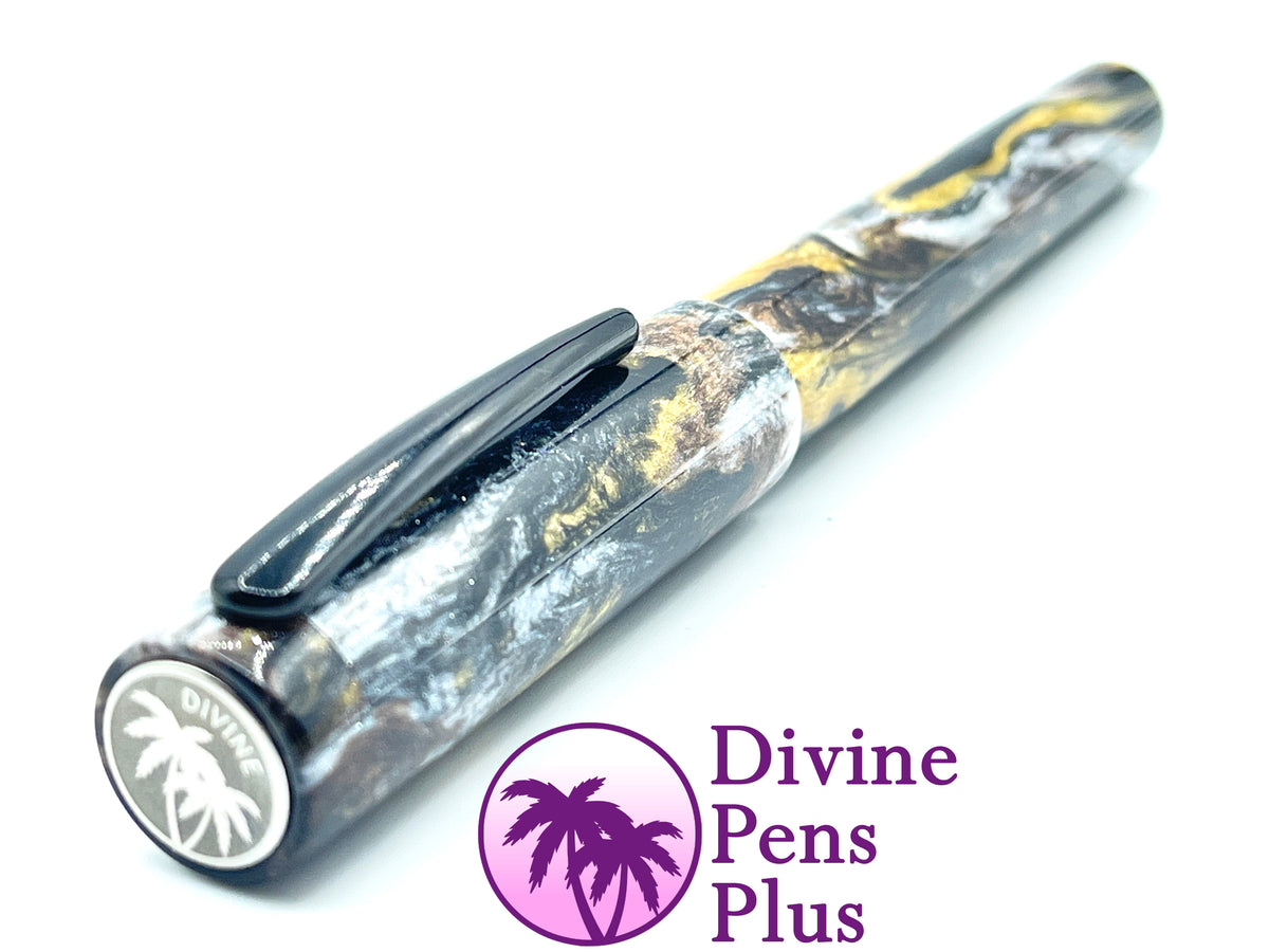 Agape Fountain Pen - "Metallurgy" DiamondCast™