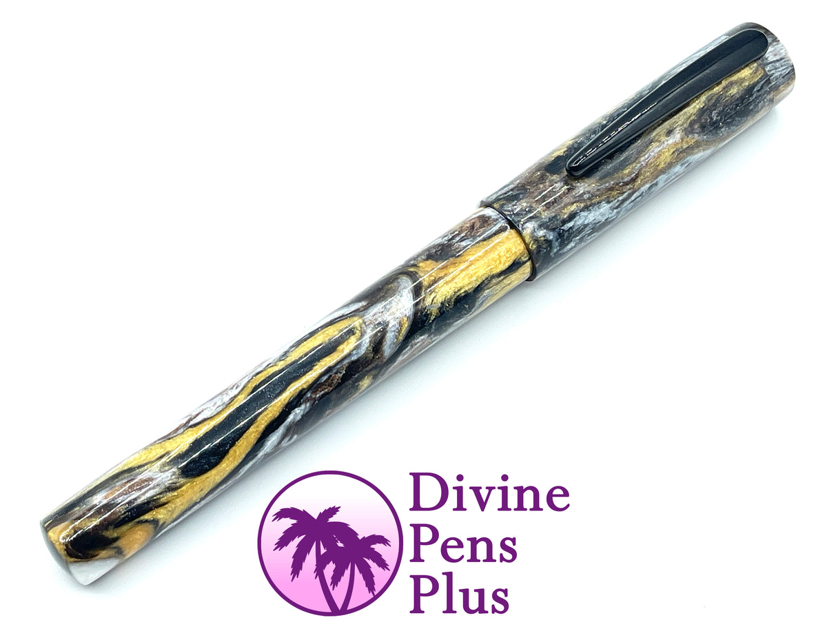 Agape Fountain Pen - "Metallurgy" DiamondCast™