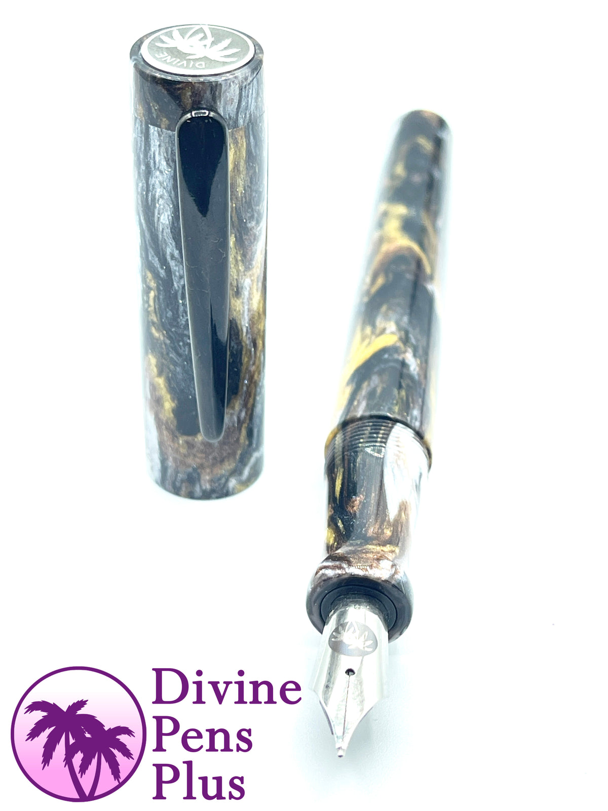 Agape Fountain Pen - "Metallurgy" DiamondCast™