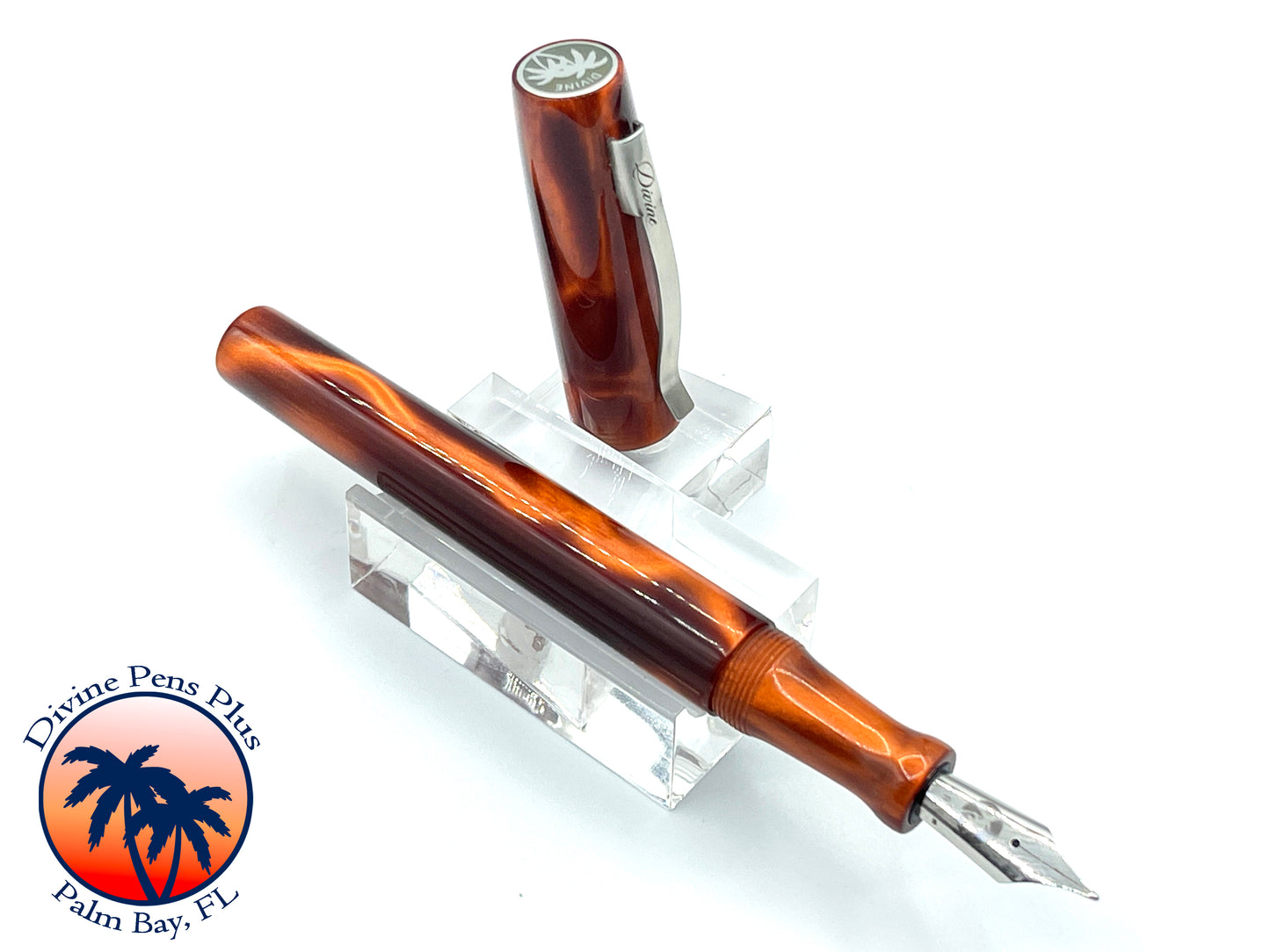 Agape Fountain Pen - "Not Hot Lava"