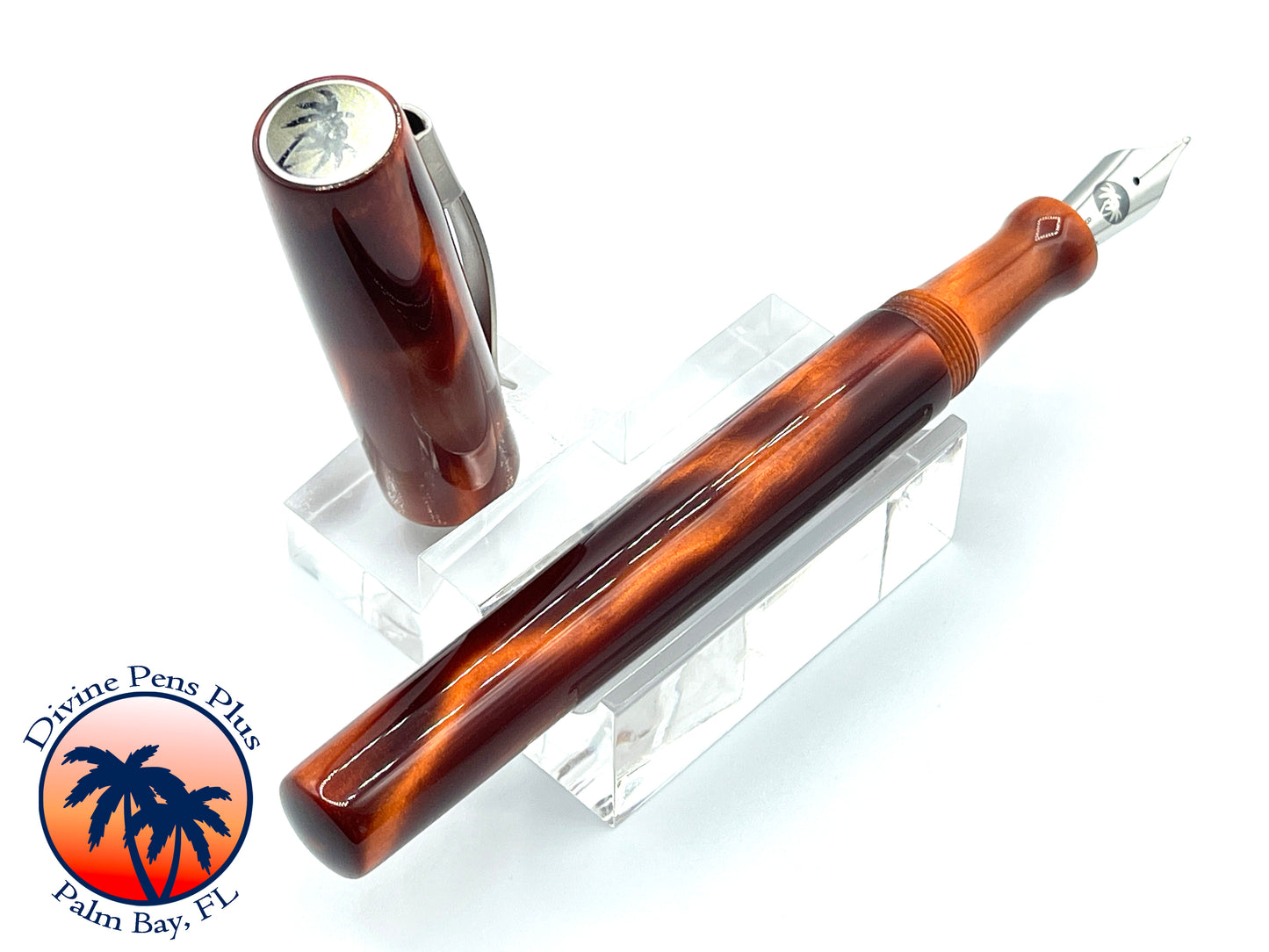 Agape Fountain Pen - "Not Hot Lava"