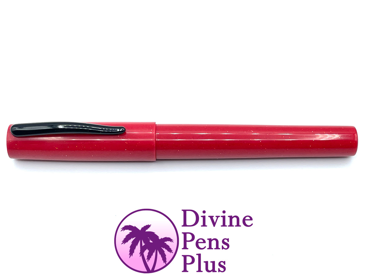 Agape Fountain Pen - "Red Sparkle"