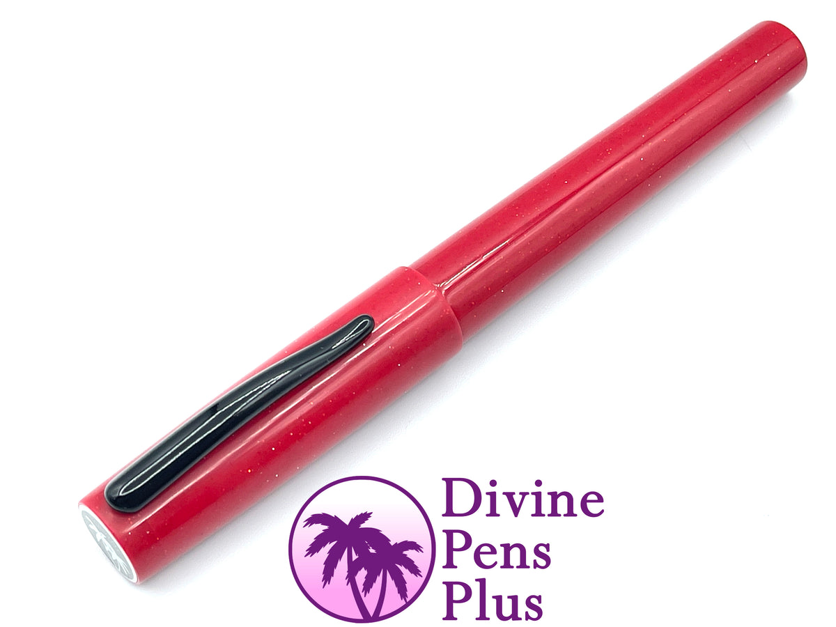 Agape Fountain Pen - "Red Sparkle"