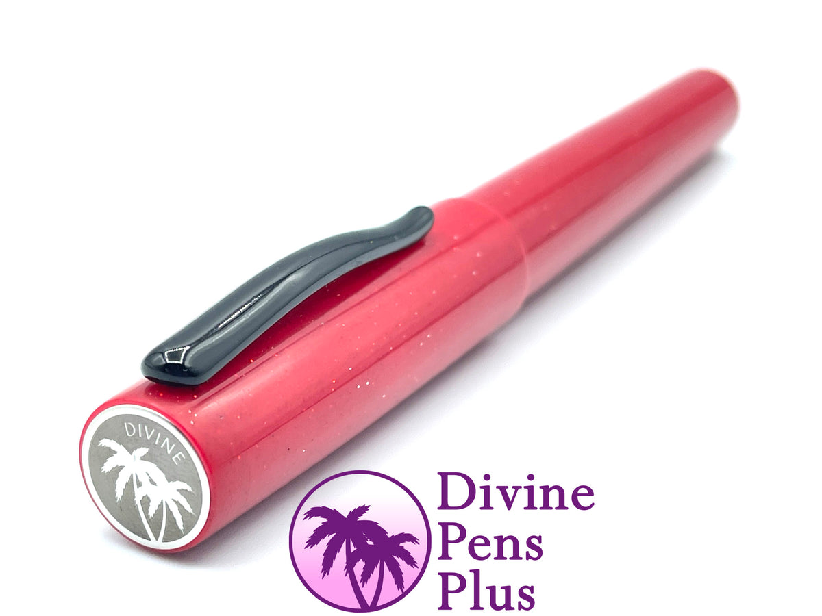 Agape Fountain Pen - "Red Sparkle"