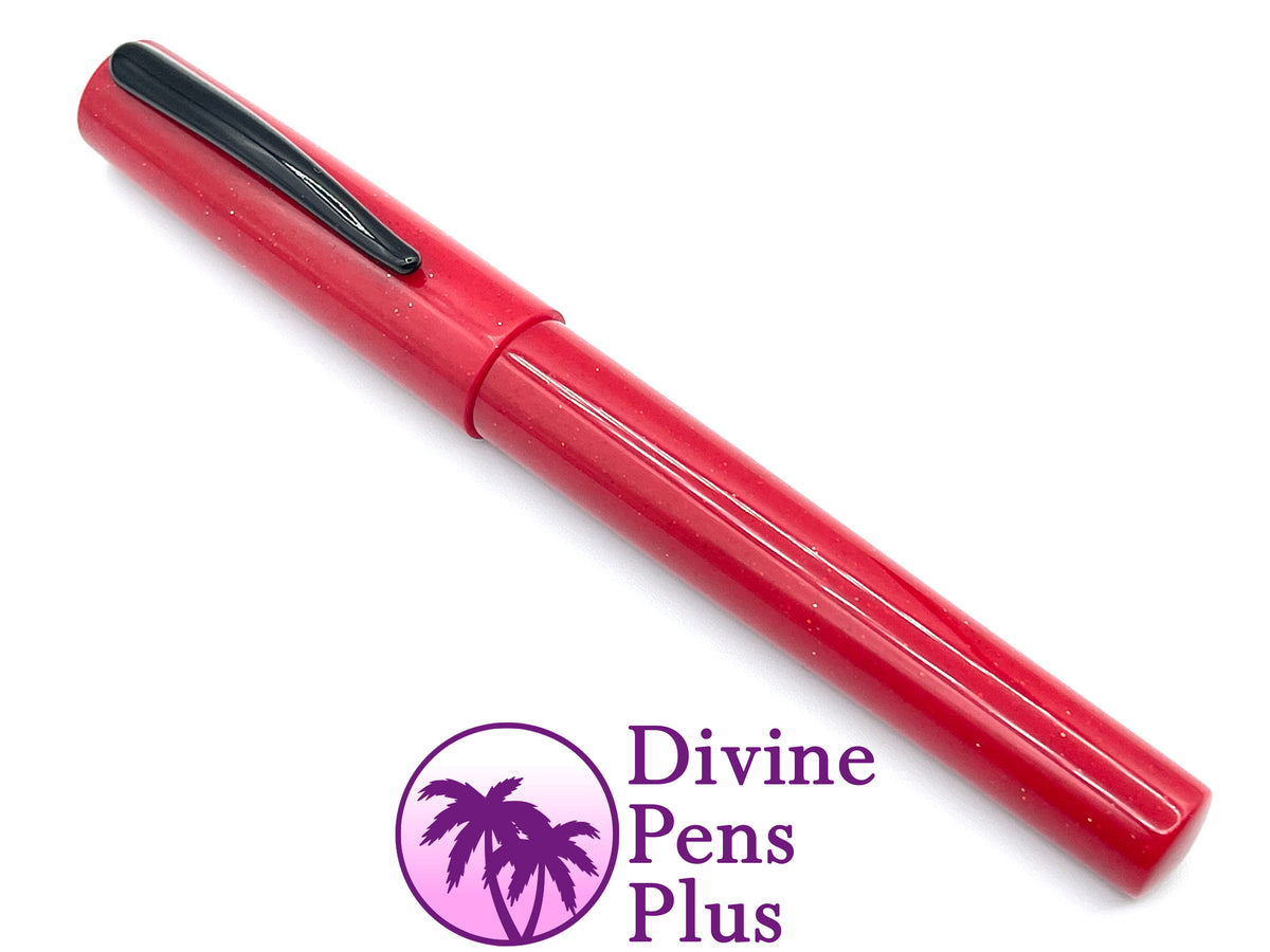 Agape Fountain Pen - "Red Sparkle"