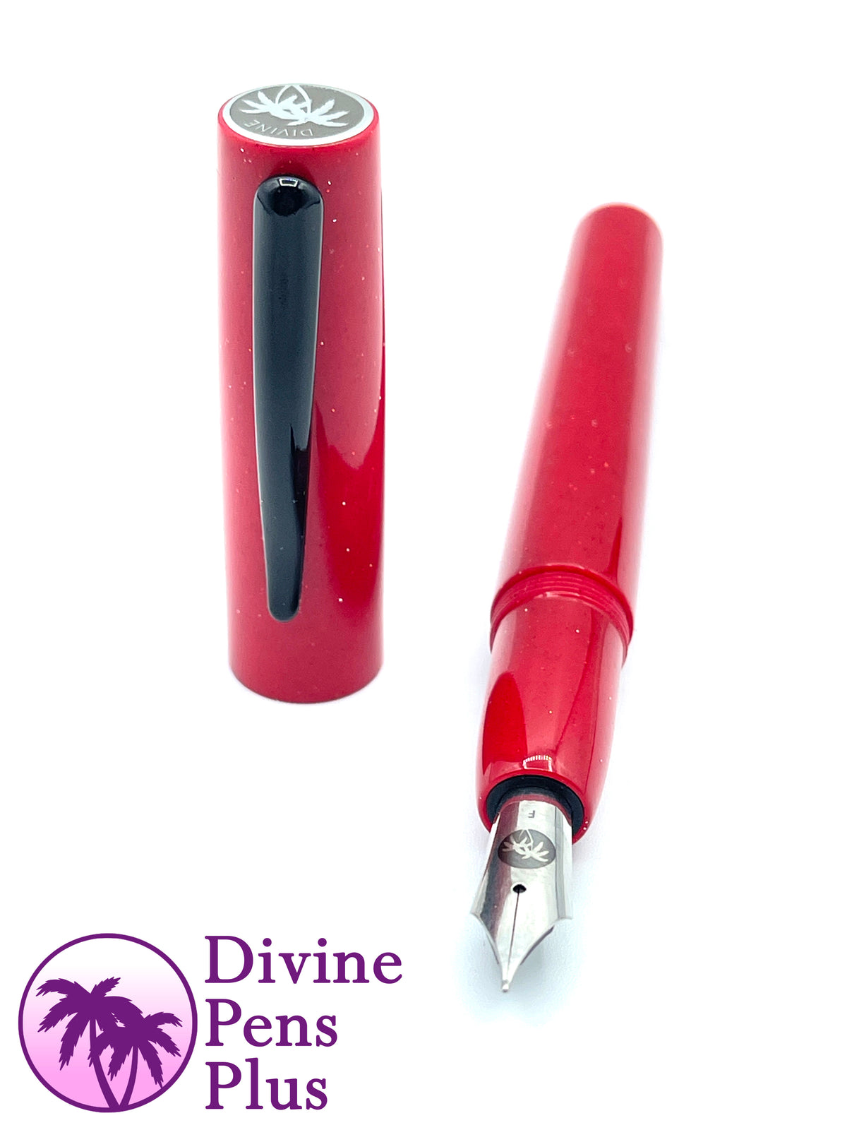 Agape Fountain Pen - "Red Sparkle"
