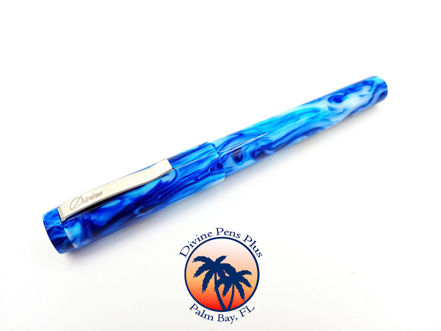 Agape Fountain Pen - "Blue Flame"