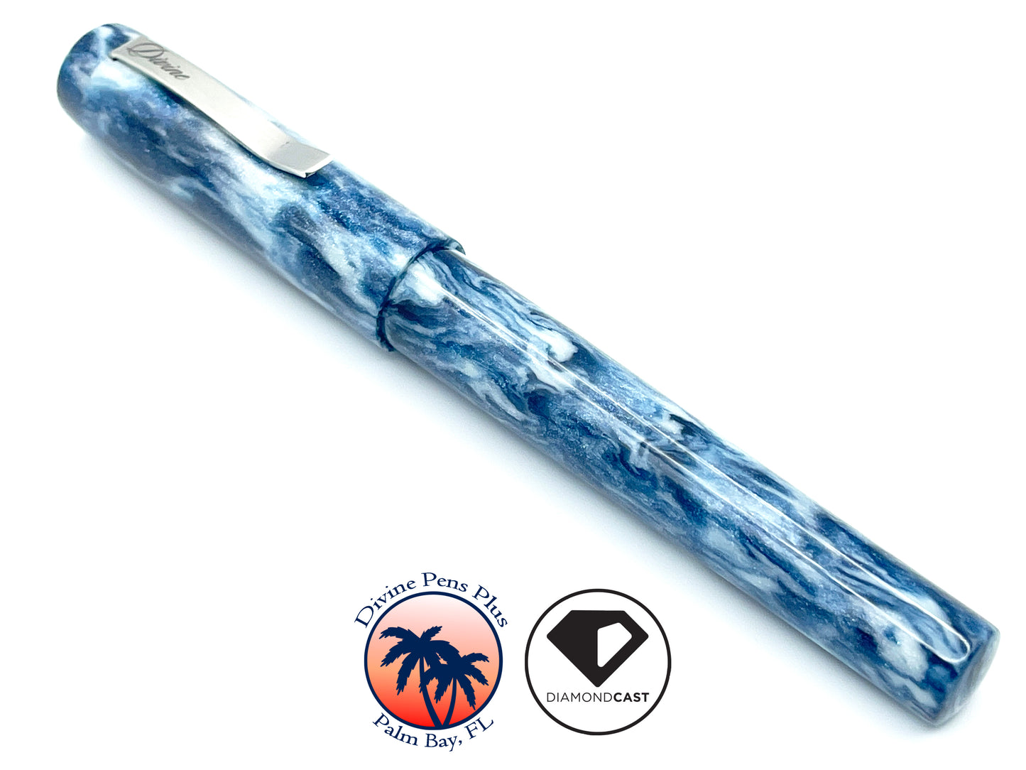 Agape Fountain Pen - "Midnight Skies" DiamondCast™