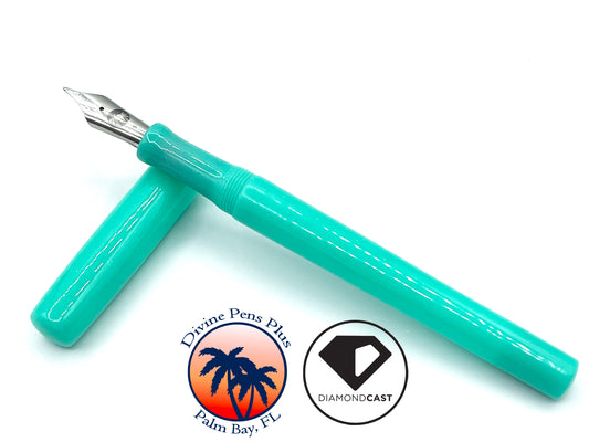 Caritas Fountain Pen - Aqua DiamondCast™