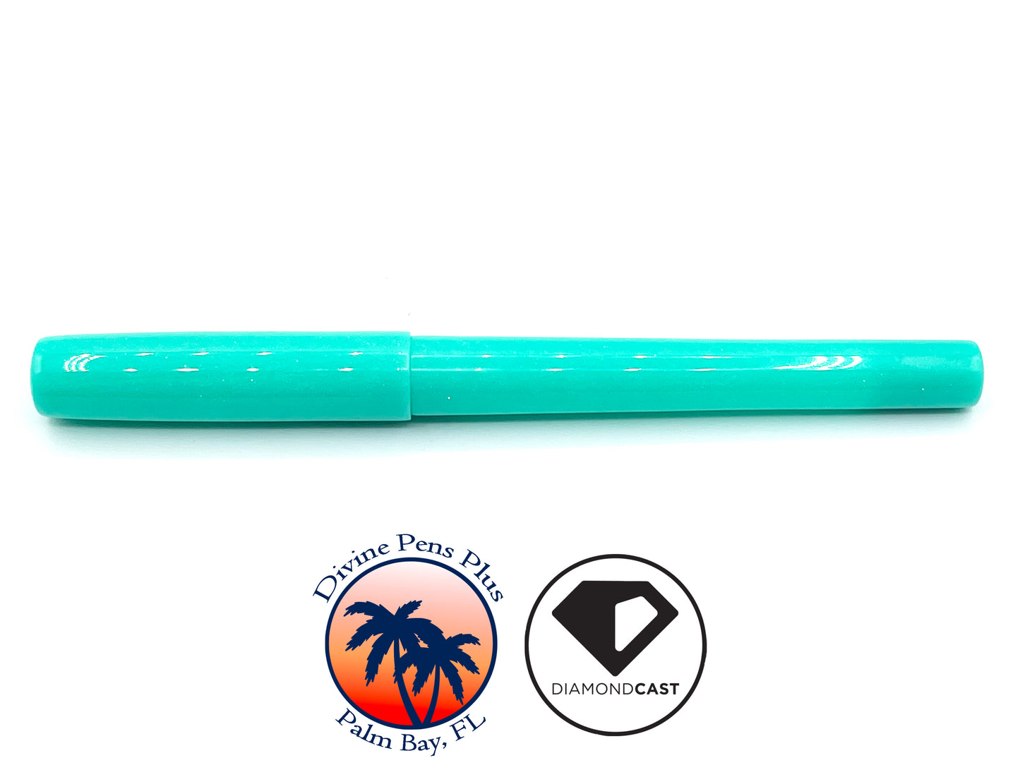 Caritas Fountain Pen - Aqua DiamondCast™