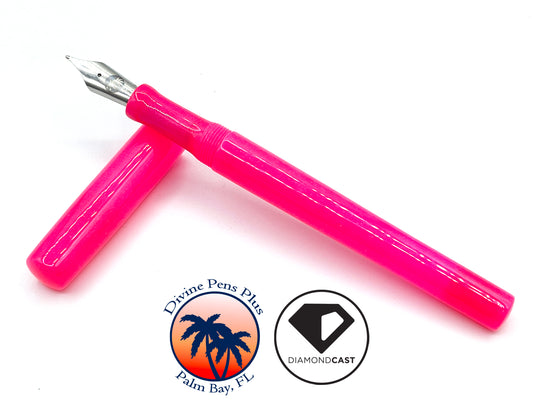 Caritas Fountain Pen - Hot Pink DiamondCast™