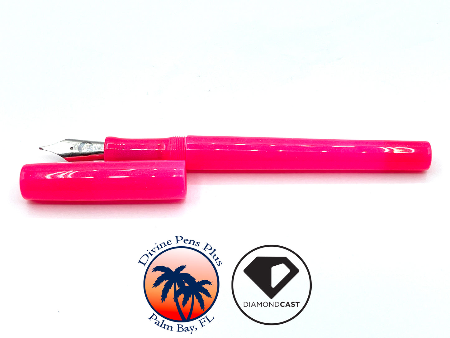 Caritas Fountain Pen - Hot Pink DiamondCast™