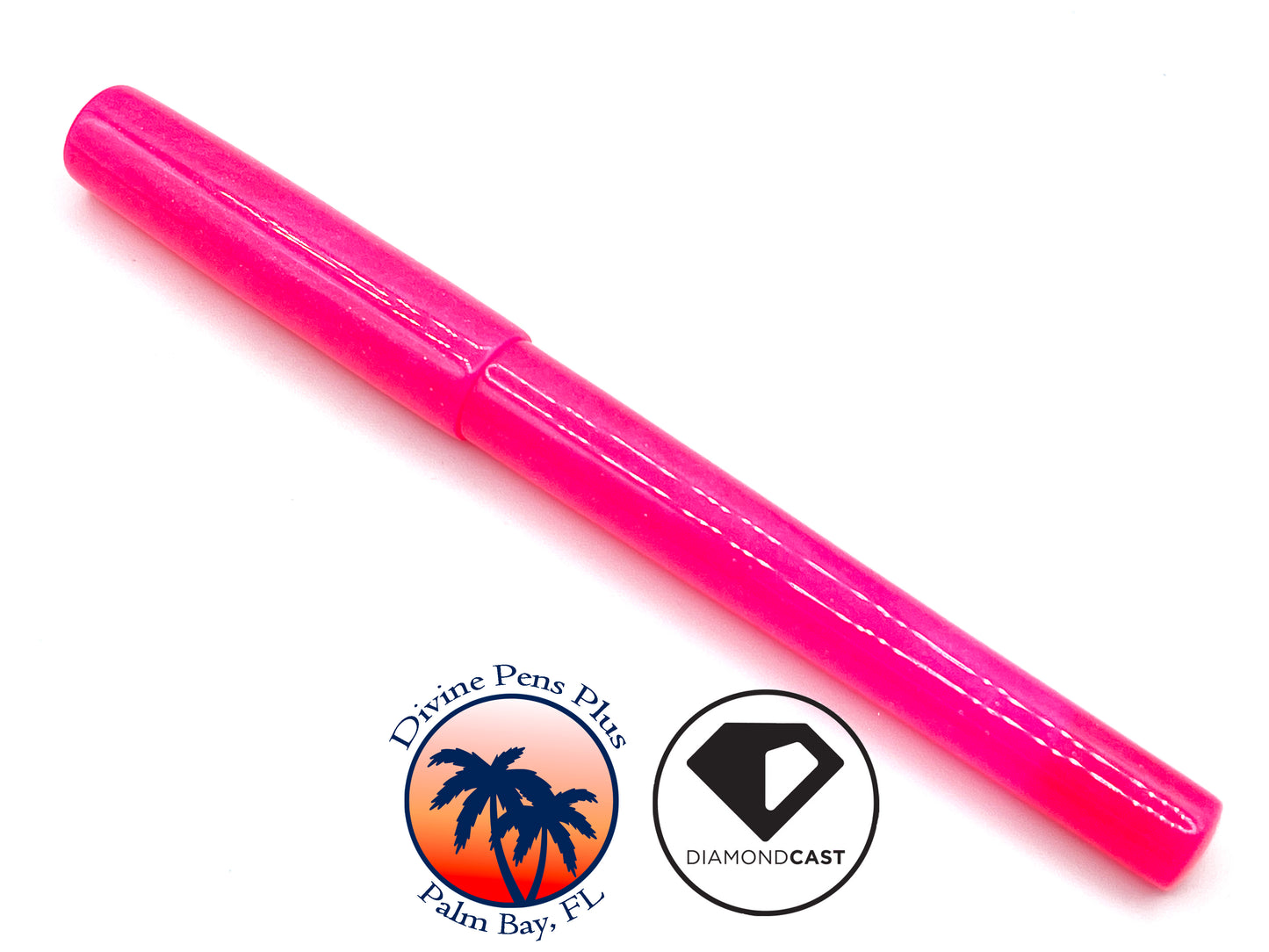 Caritas Fountain Pen - Hot Pink DiamondCast™