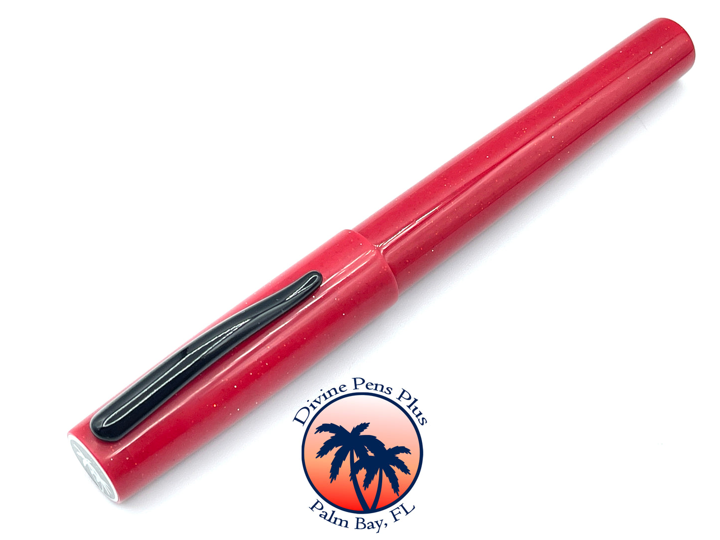 Agape Fountain Pen - "Red Sparkle"