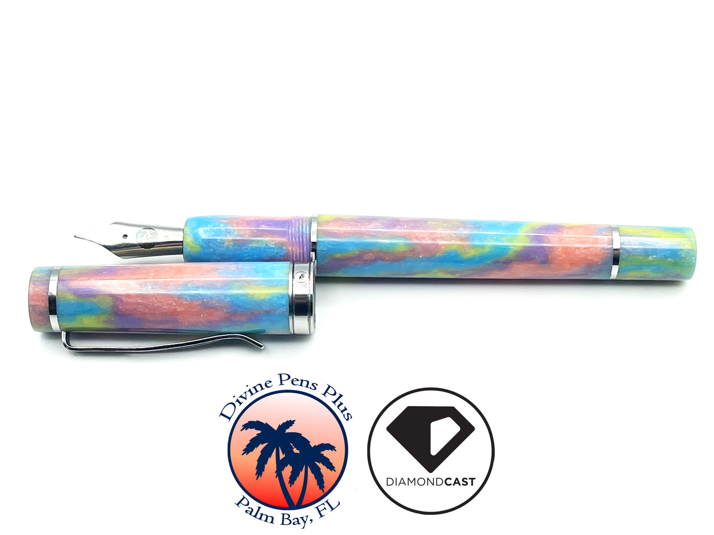 Divinus Fountain Pen - "Unicorn Poop" DiamondCast™