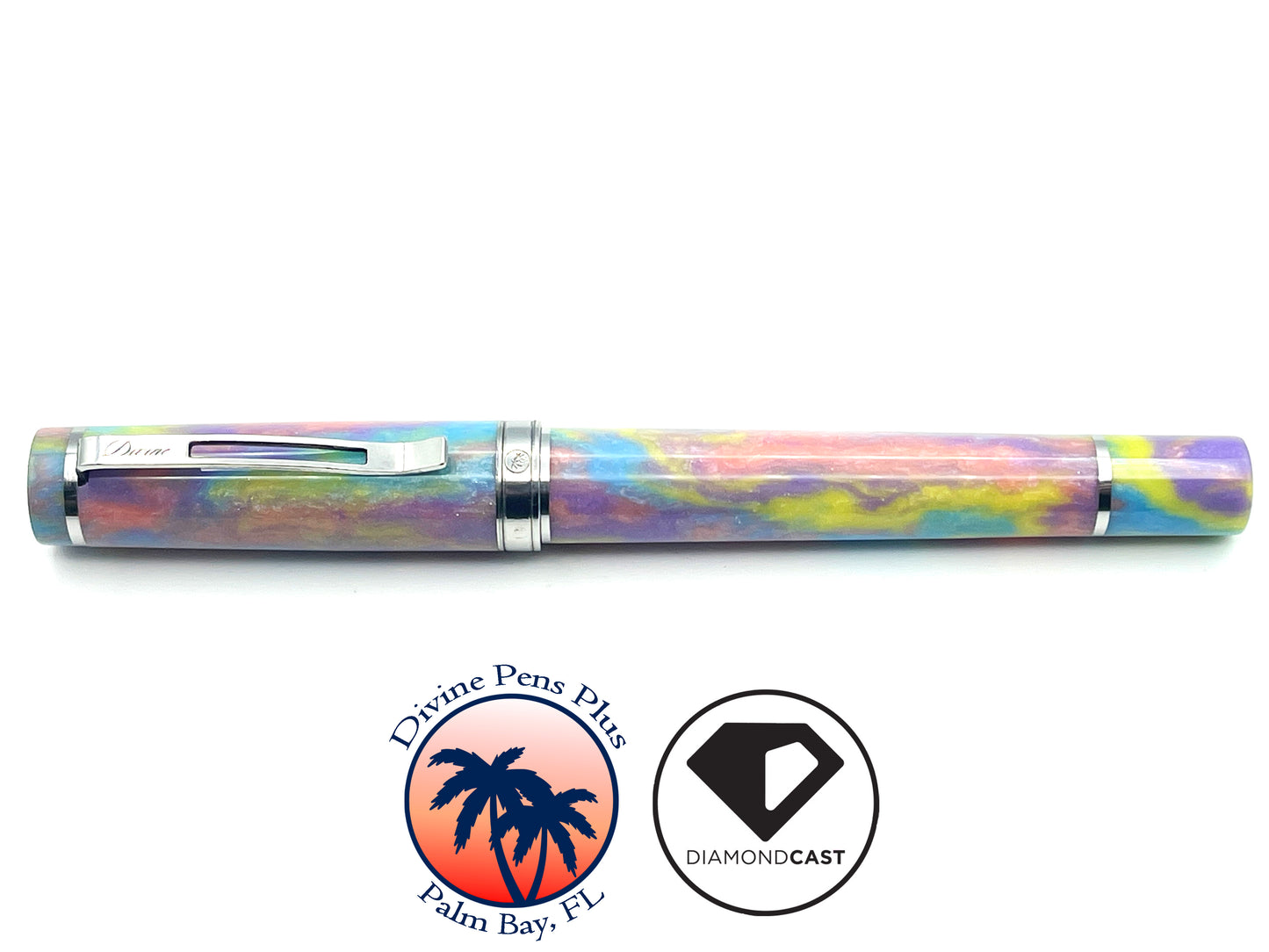 Divinus Fountain Pen - "Unicorn Poop" DiamondCast™
