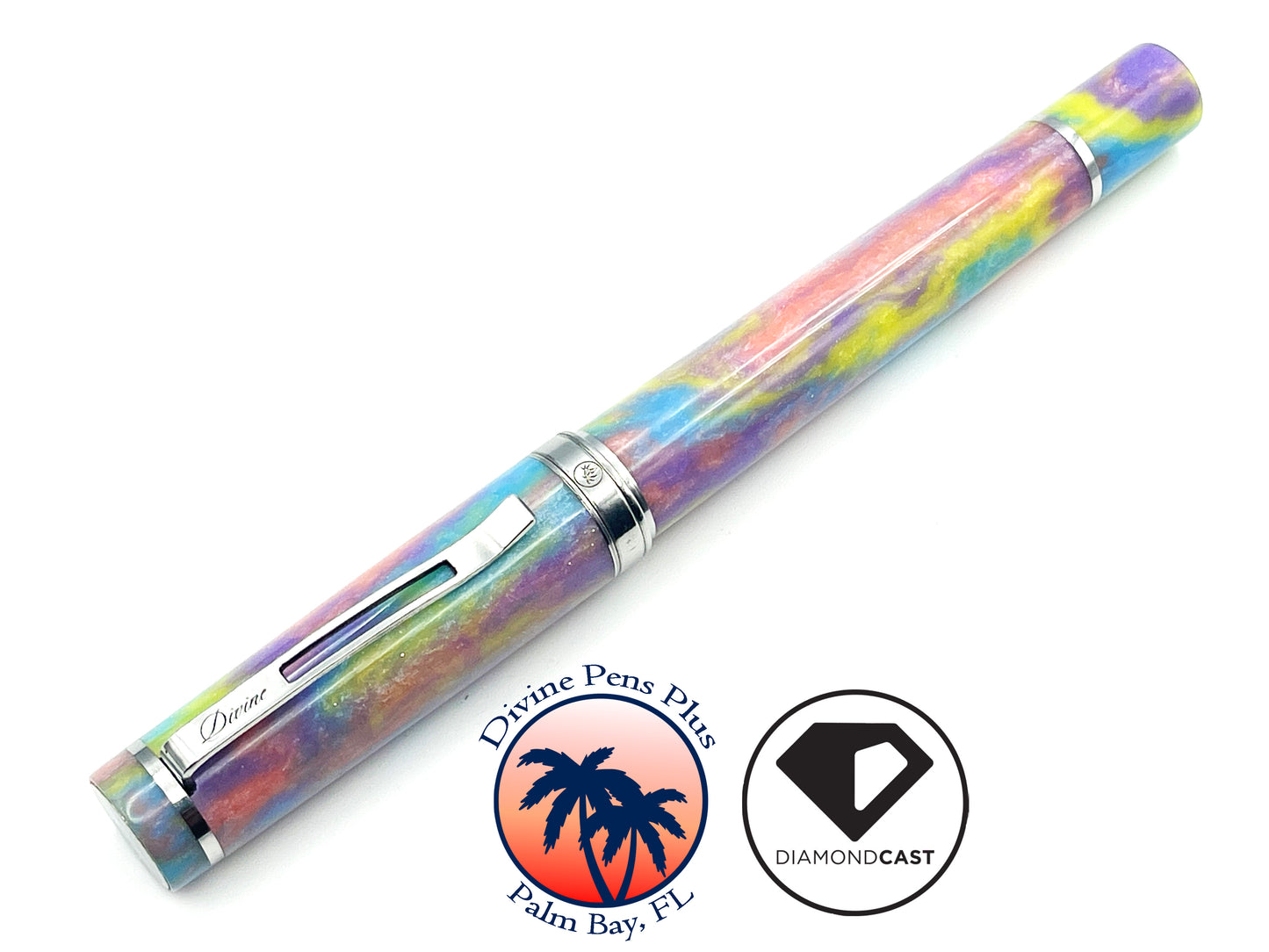 Divinus Fountain Pen - "Unicorn Poop" DiamondCast™