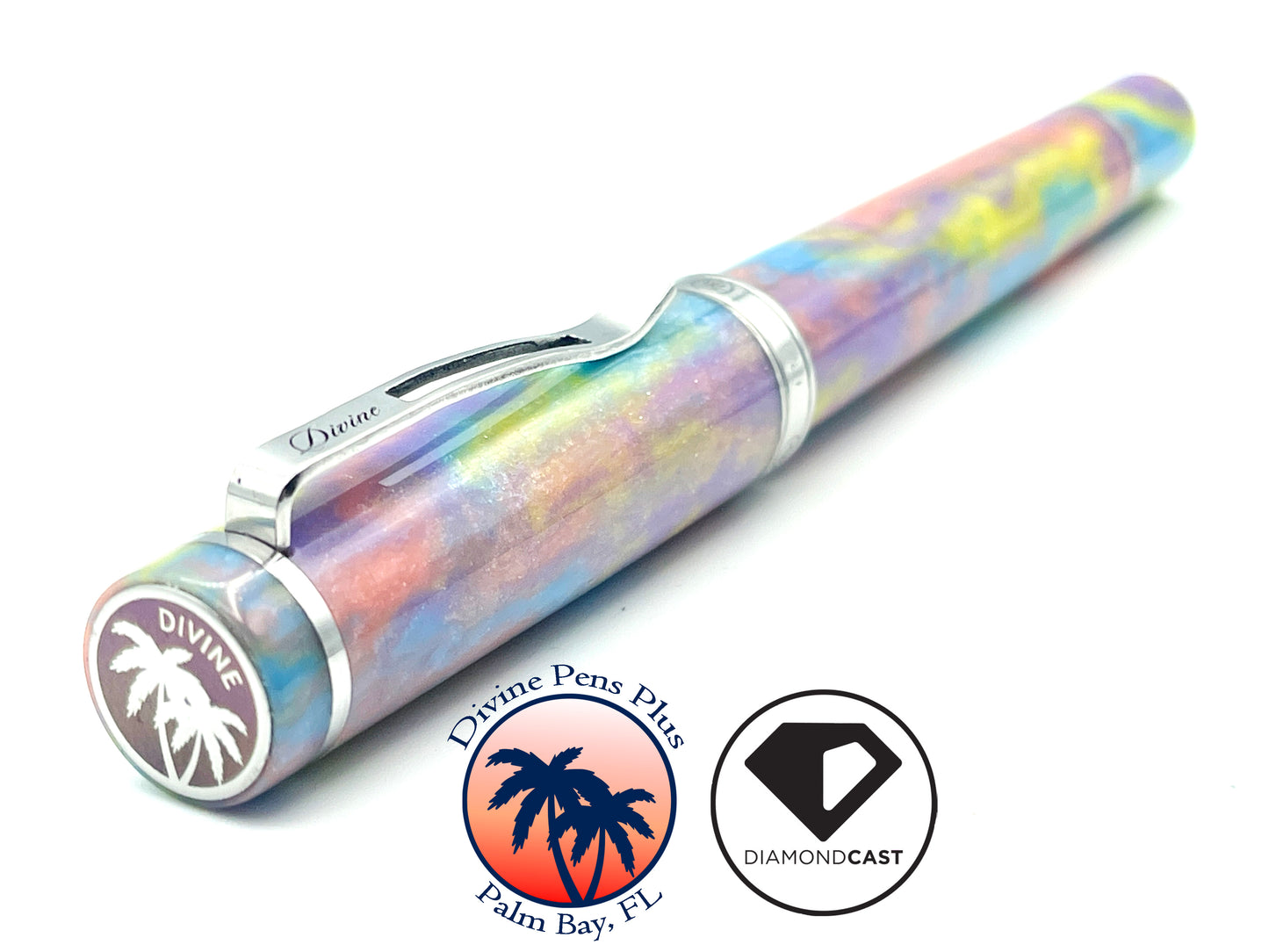 Divinus Fountain Pen - "Unicorn Poop" DiamondCast™