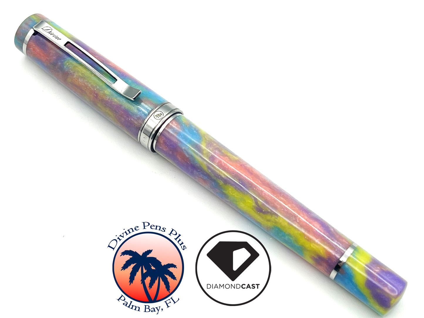 Divinus Fountain Pen - "Unicorn Poop" DiamondCast™