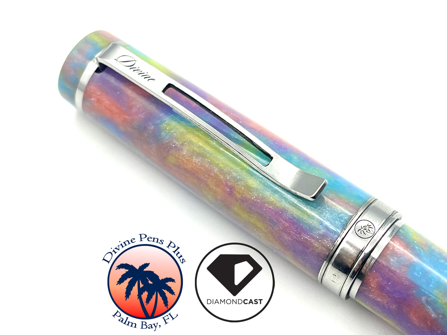 Divinus Fountain Pen - "Unicorn Poop" DiamondCast™