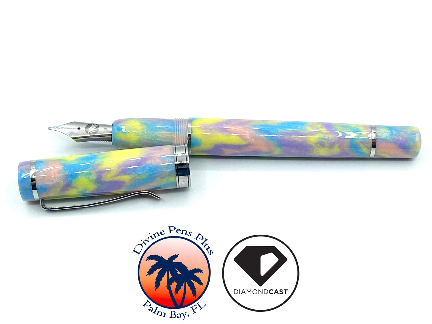 Divinus Fountain Pen - "Unicorn Poop" DiamondCast™