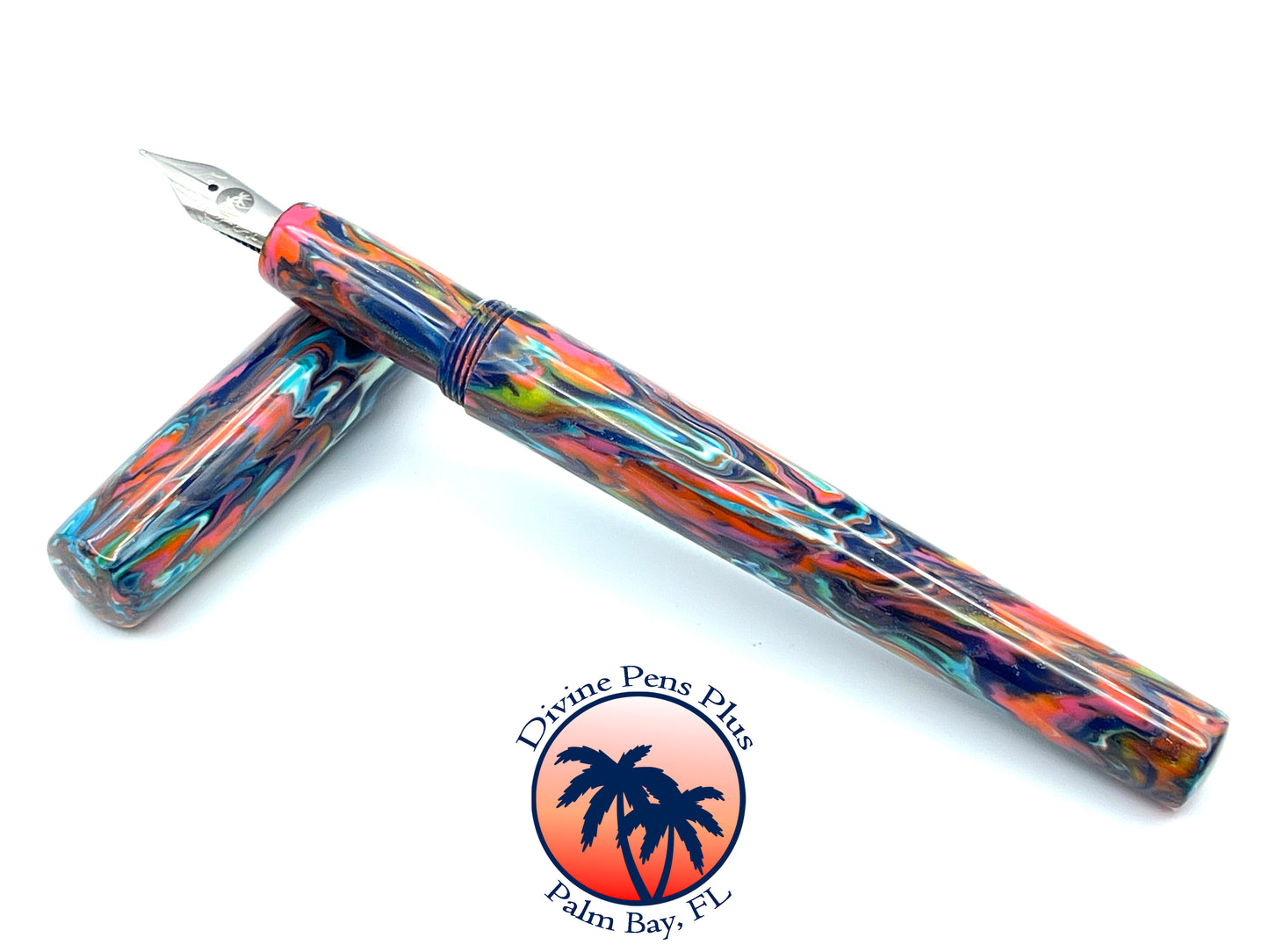 Palm Bay Fountain Pen - "Ocean Sunset"