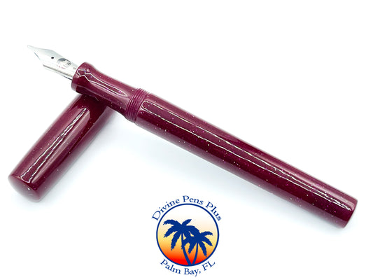 Spes Fountain Pen - "Boysenberry" Glitter