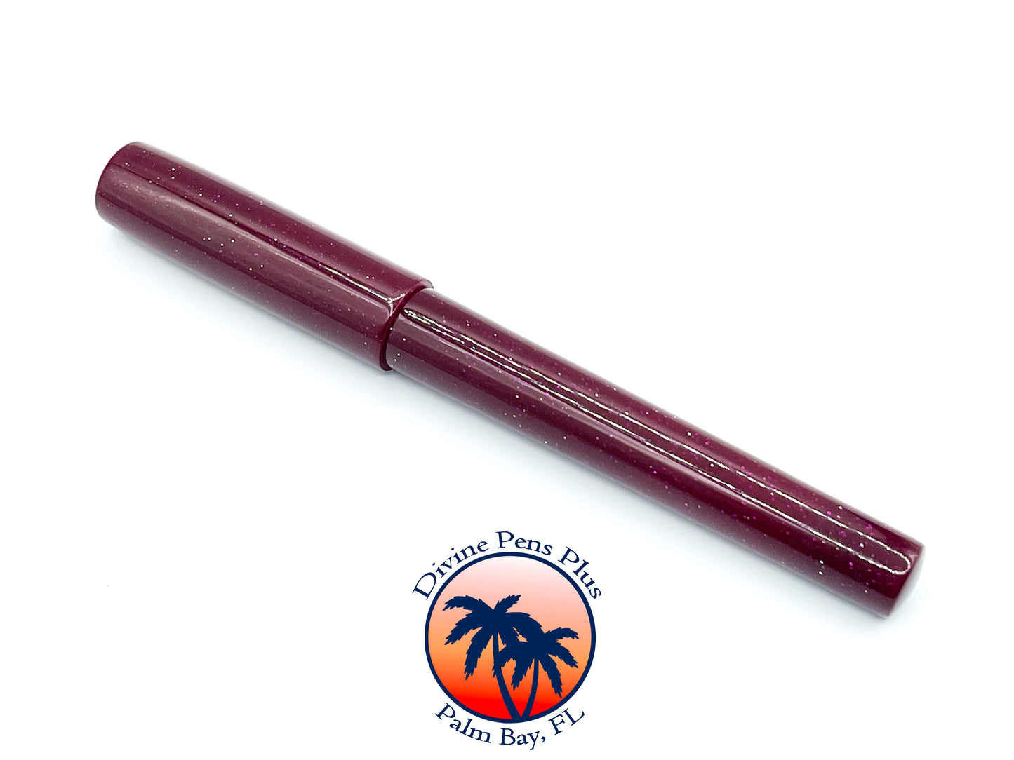 Spes Fountain Pen - "Boysenberry" Glitter