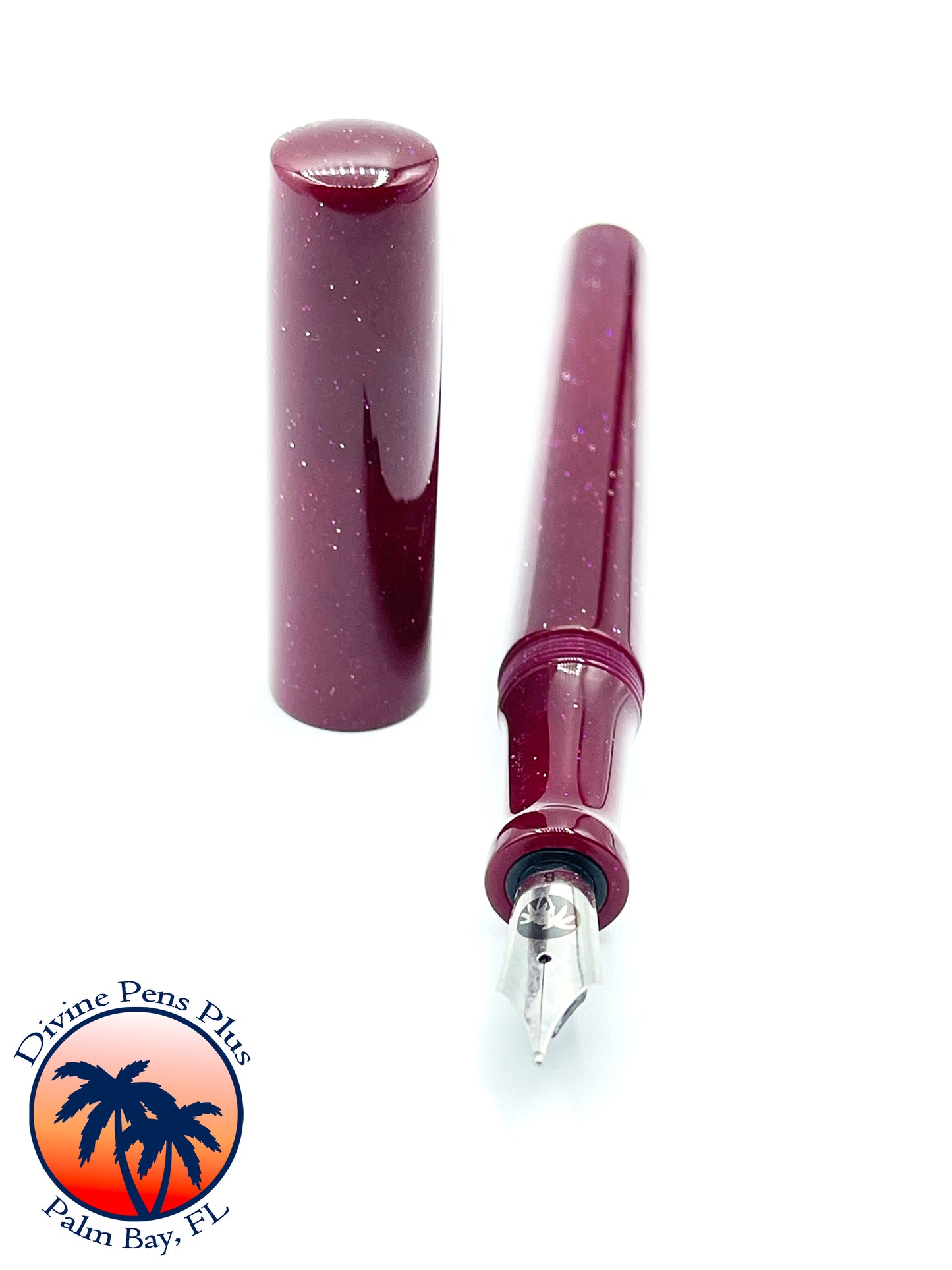 Spes Fountain Pen - "Boysenberry" Glitter