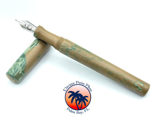 Spes Fountain Pen - "Woodland Camo"