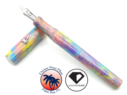 Spes Fountain Pen - "Unicorn Poop" DiamondCast™