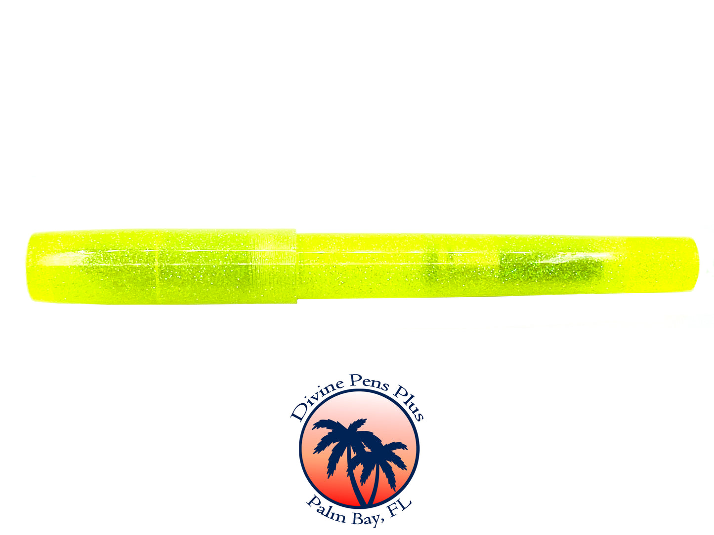 Spes Fountain Pen - "Highlighter Yellow" Glitter